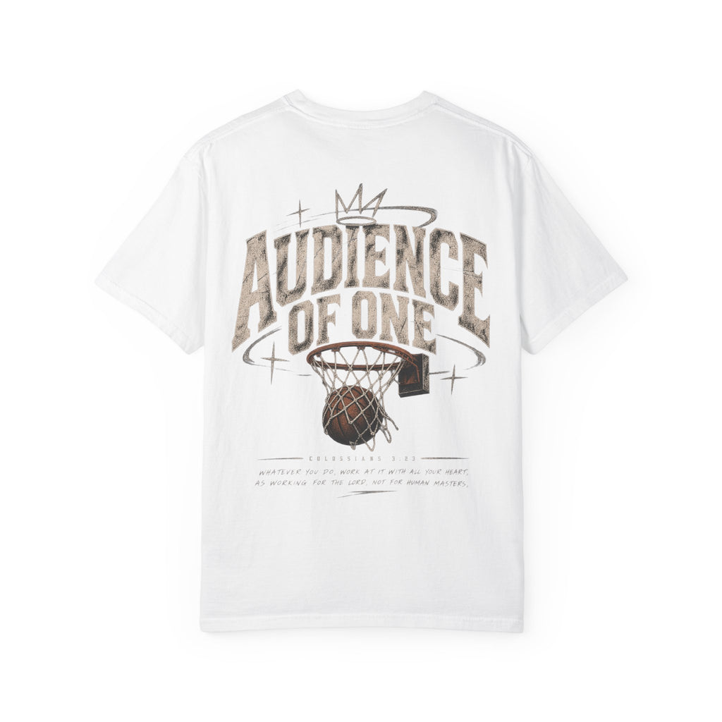 Audience of One Basketball Tee — Vintage Hoop Graphic T-Shirt