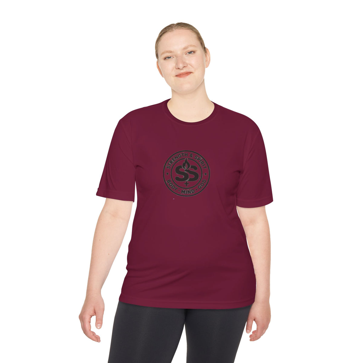 "His Strength My Weakness" Moisture-Wicking Shirt