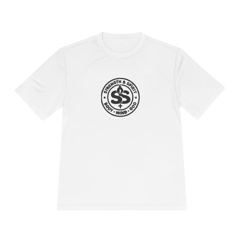 "His Strength My Weakness" Moisture-Wicking Shirt