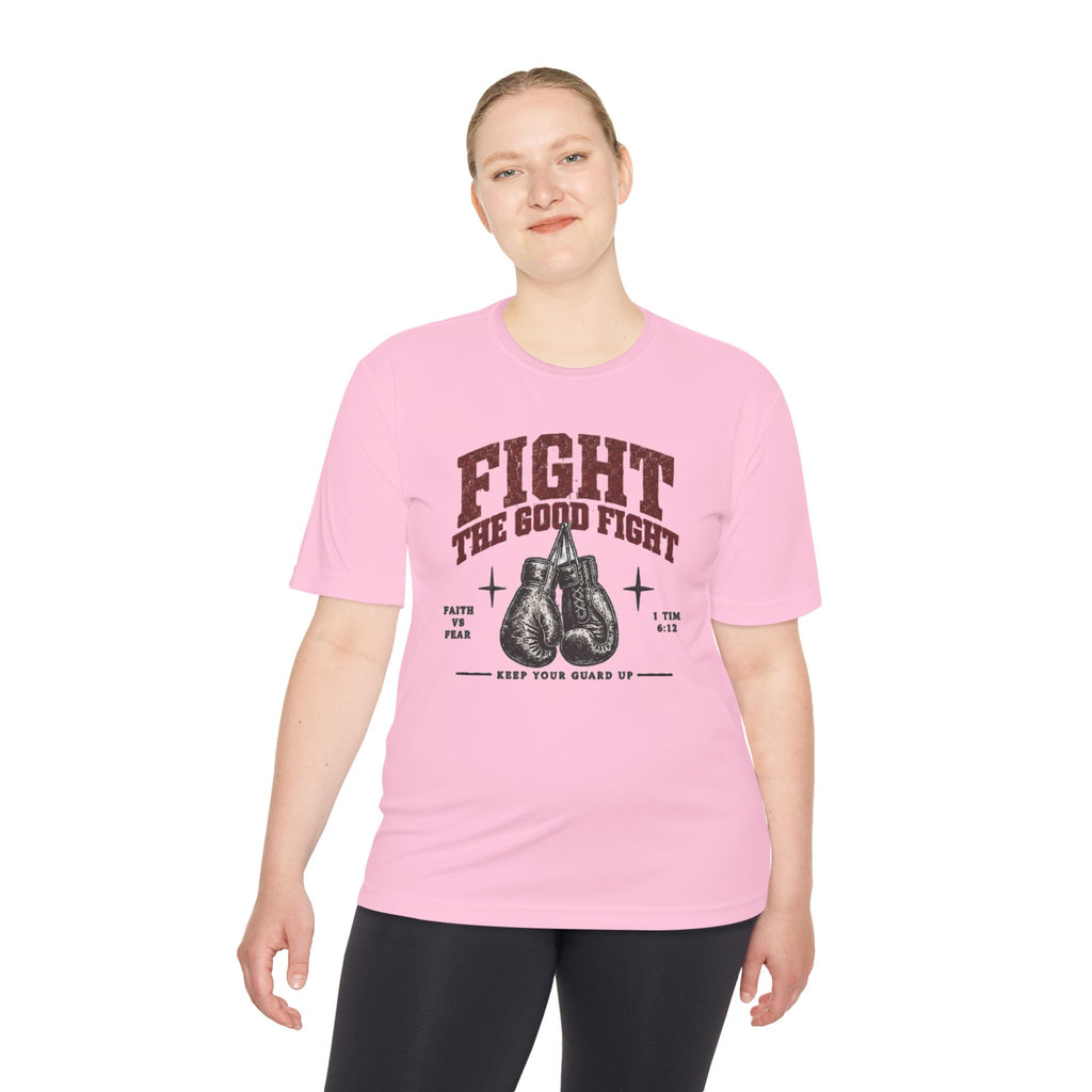 Fight The Good Fight Boxing Tee — Moisture-Wicking Athletic Shirt