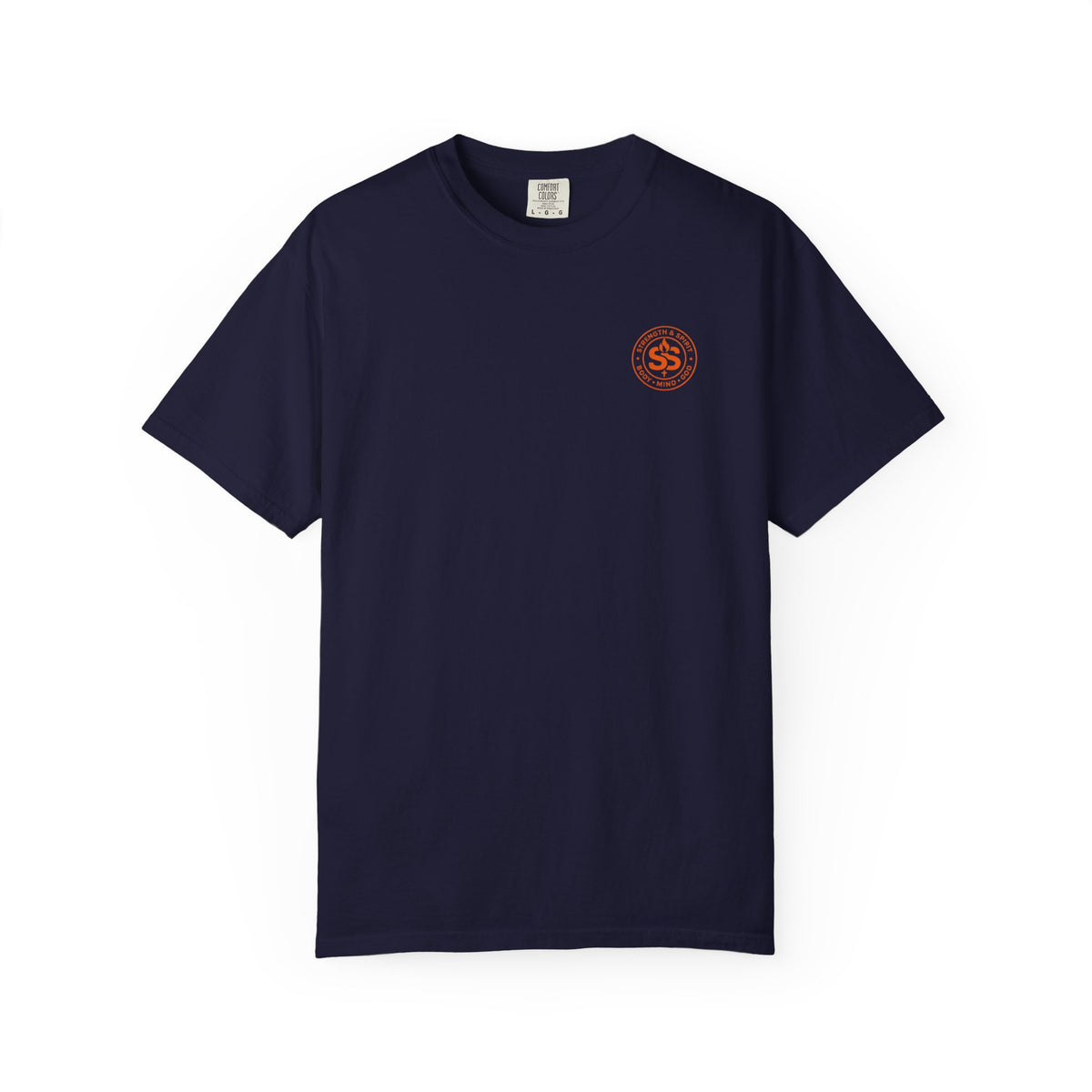 T-Shirt — "Jesus Saves" John 3:16 Christian Graphic Tee (Flower & Smiley Design)