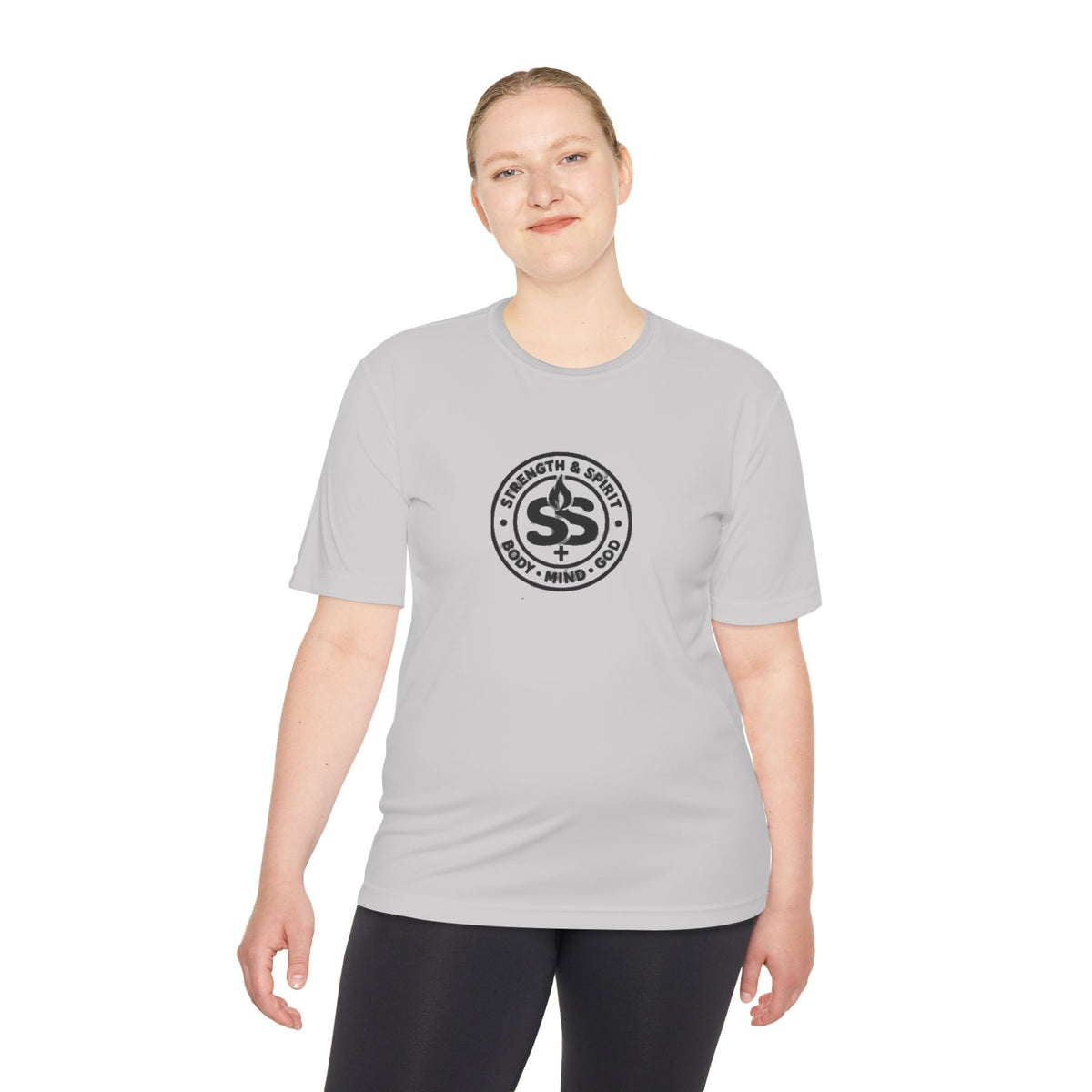 "His Strength My Weakness" Moisture-Wicking Shirt