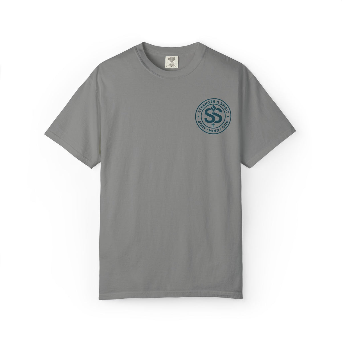 Lift Heavy Pray Hard T-Shirt | Faith Fitness Cross Tee