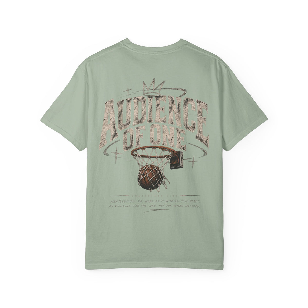 Audience of One Basketball Tee — Vintage Hoop Graphic T-Shirt