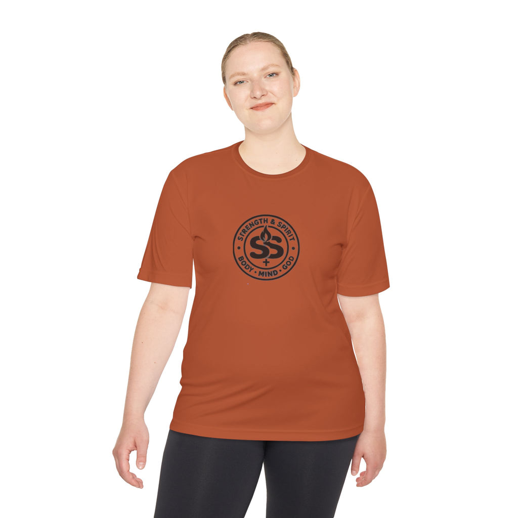 "His Strength My Weakness" Moisture-Wicking Shirt