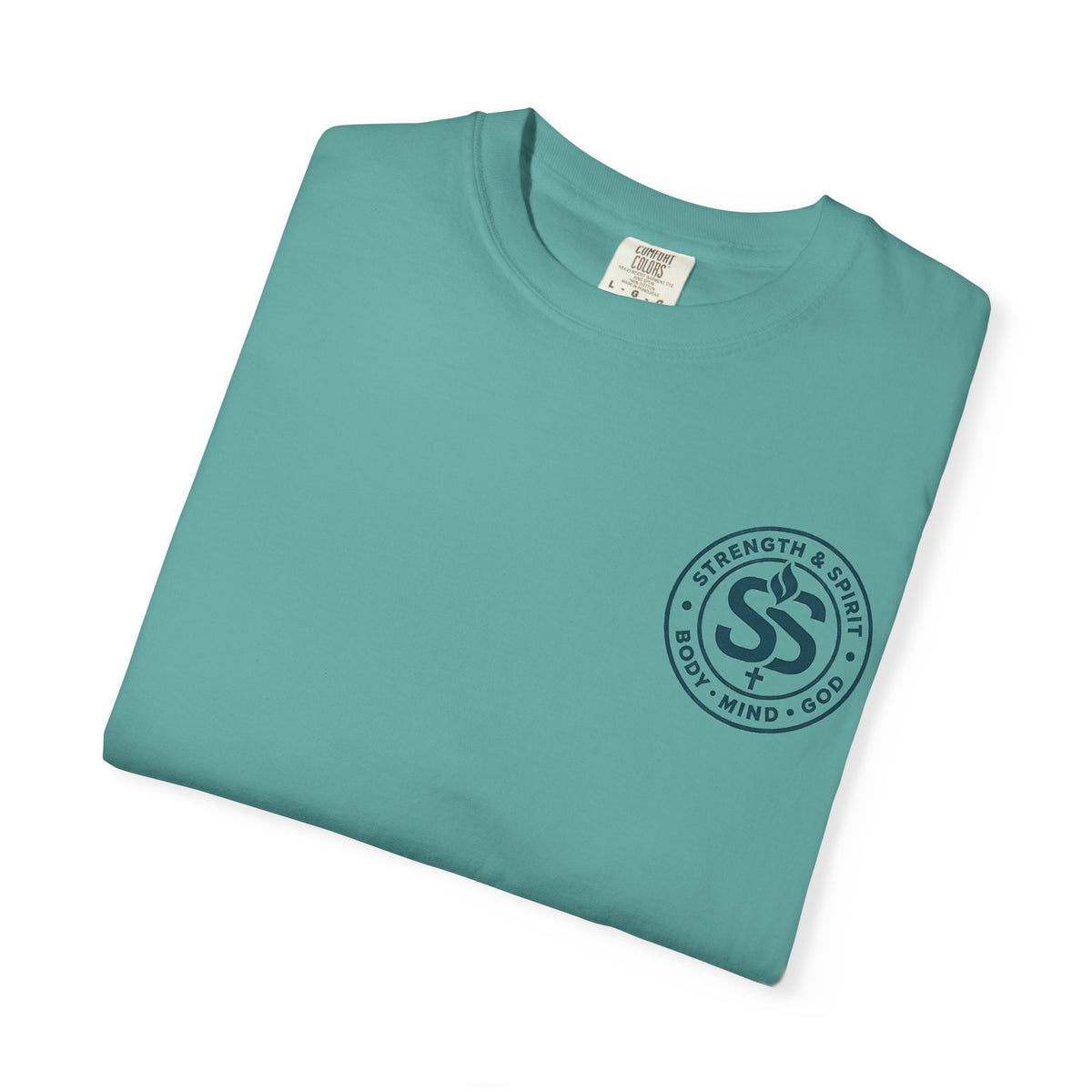 Lift Heavy Pray Hard T-Shirt | Faith Fitness Cross Tee