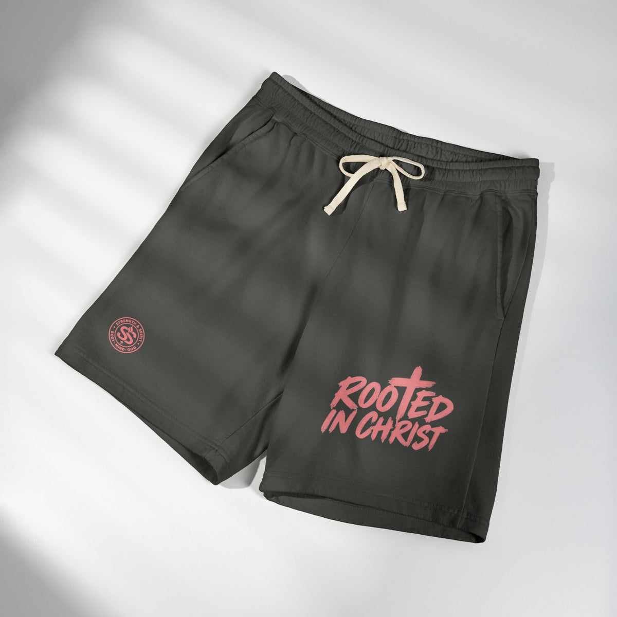Rooted in Christ Fleece Sweat Shorts