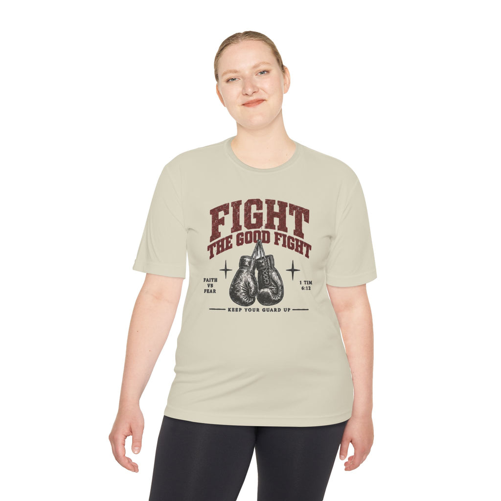 Fight The Good Fight Boxing Tee — Moisture-Wicking Athletic Shirt