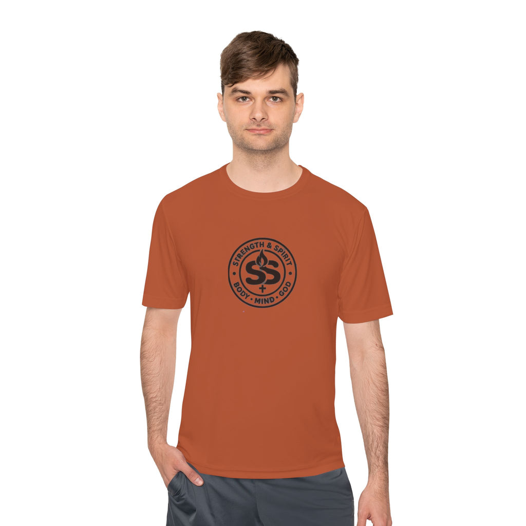 "His Strength My Weakness" Moisture-Wicking Shirt