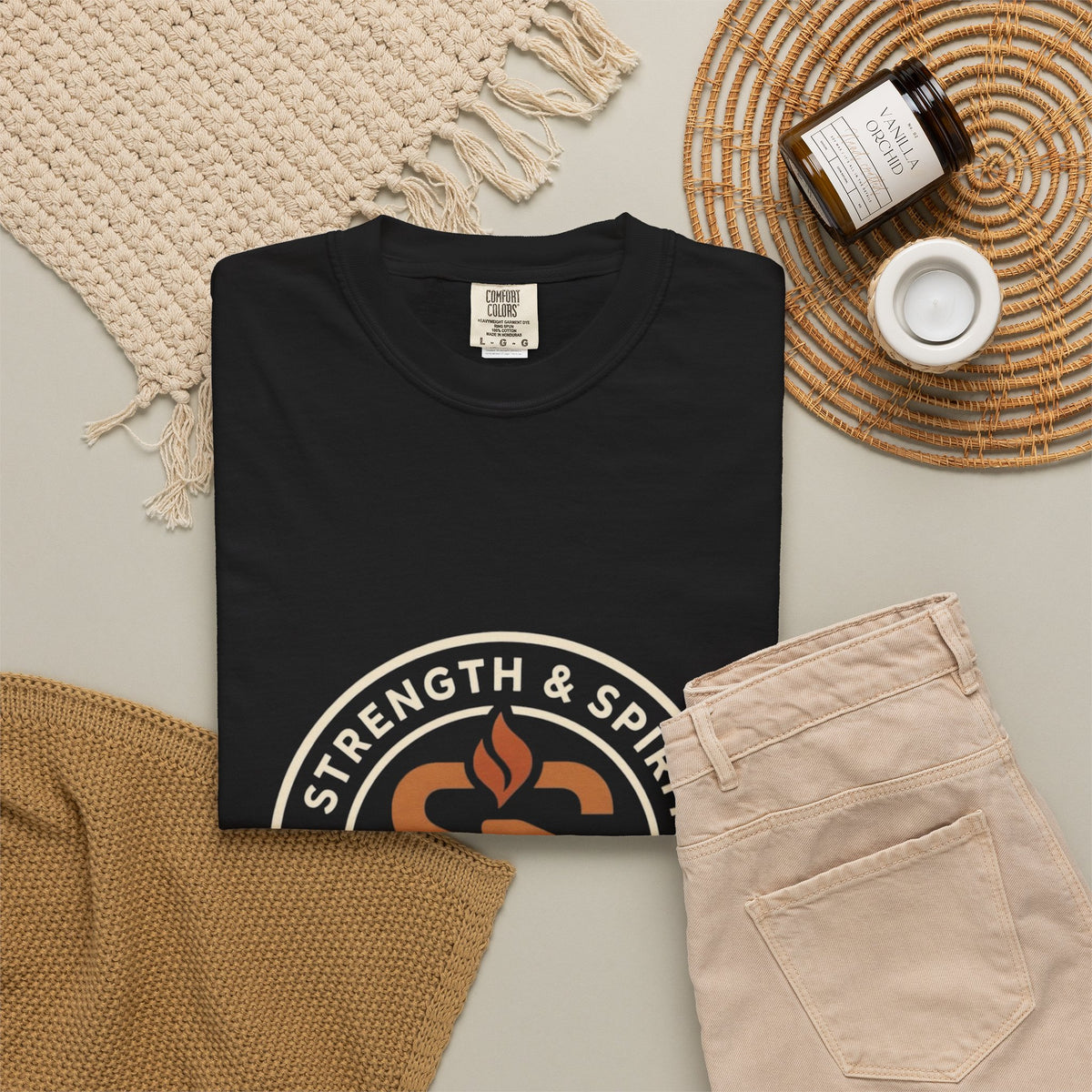 Strength & Spirit Logo Tee