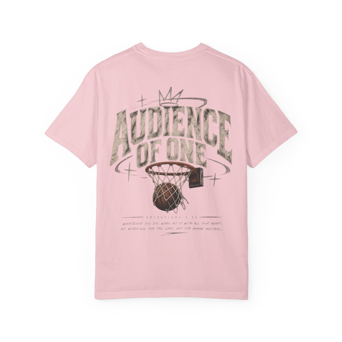 Audience of One Basketball Tee — Vintage Hoop Graphic T-Shirt