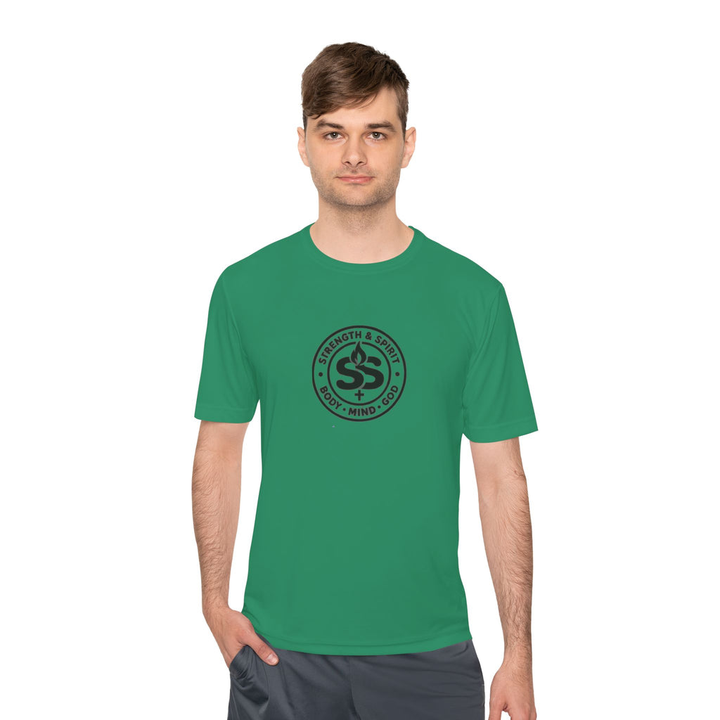 "His Strength My Weakness" Moisture-Wicking Shirt