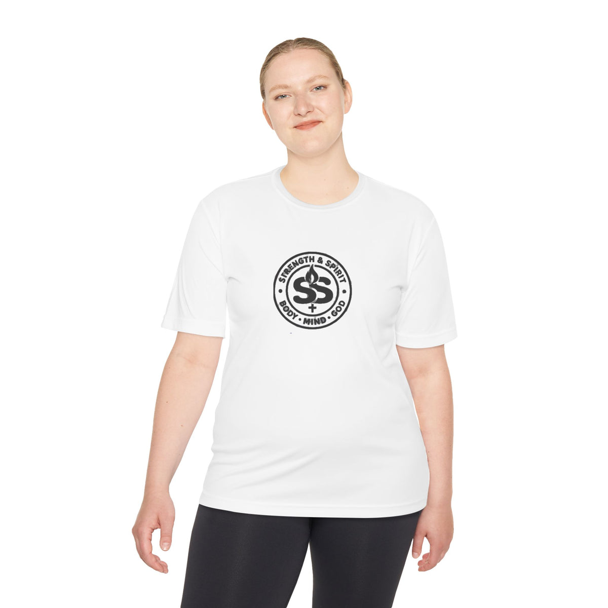 "His Strength My Weakness" Moisture-Wicking Shirt