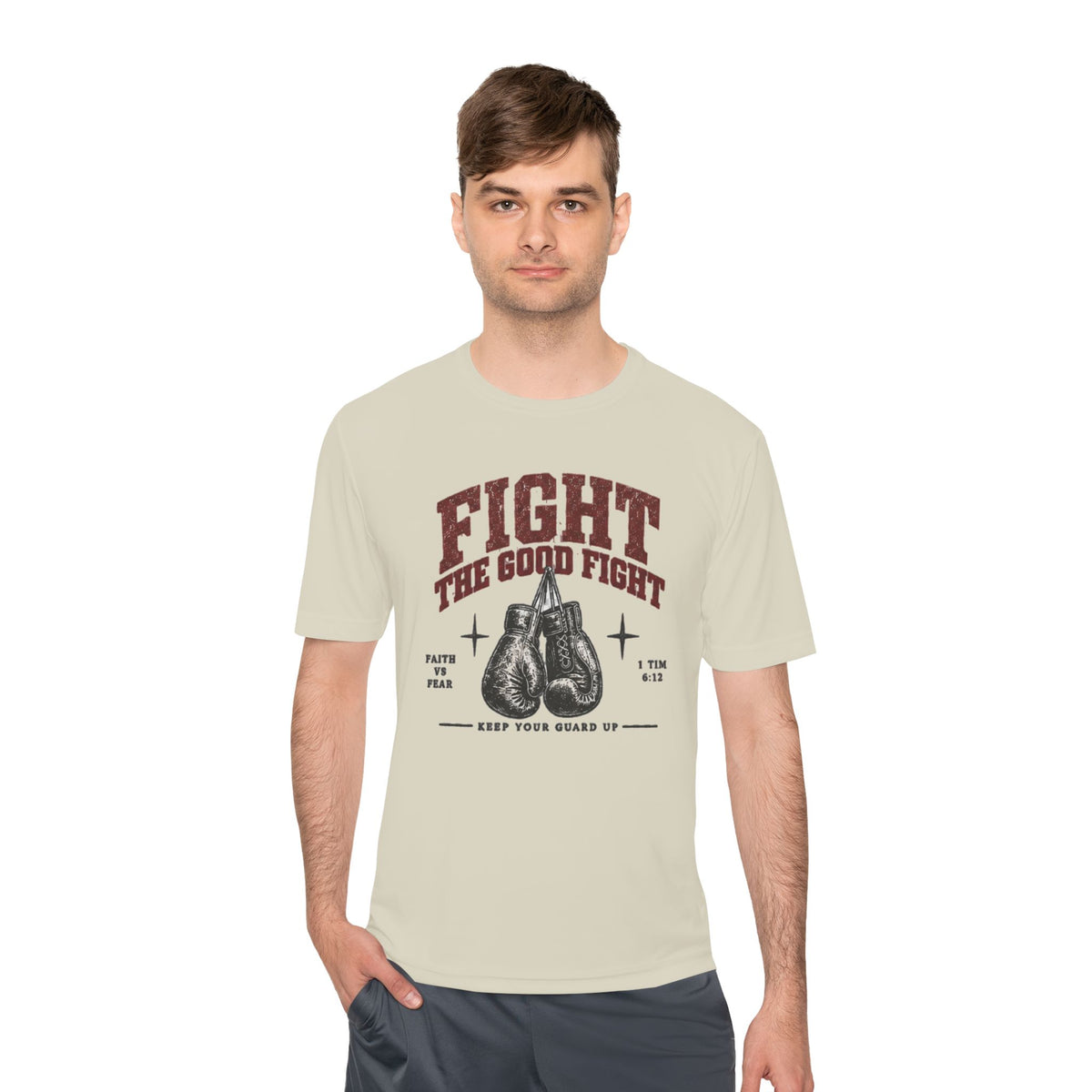 Fight The Good Fight Boxing Tee — Moisture-Wicking Athletic Shirt