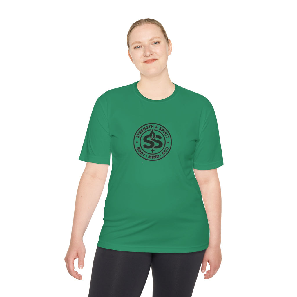 "His Strength My Weakness" Moisture-Wicking Shirt
