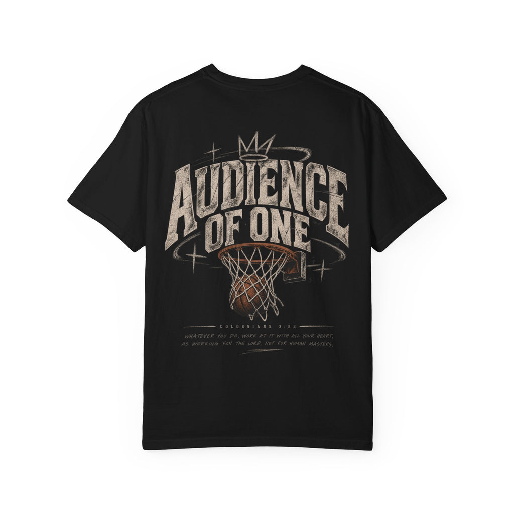 Audience of One Basketball Tee — Vintage Hoop Graphic T-Shirt