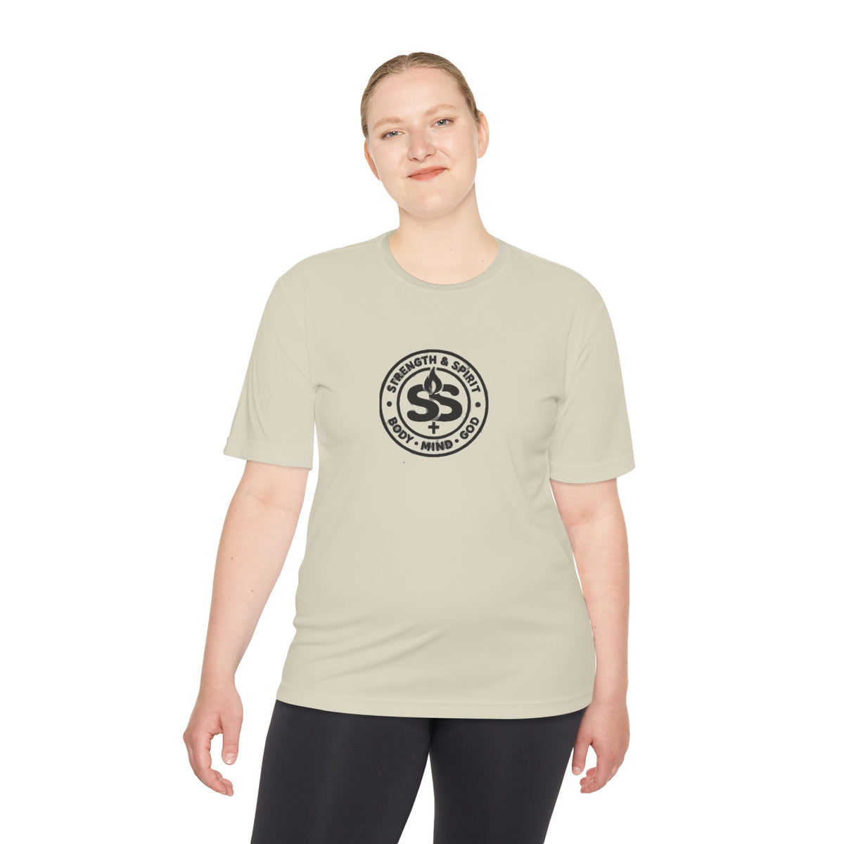 "His Strength My Weakness" Moisture-Wicking Shirt