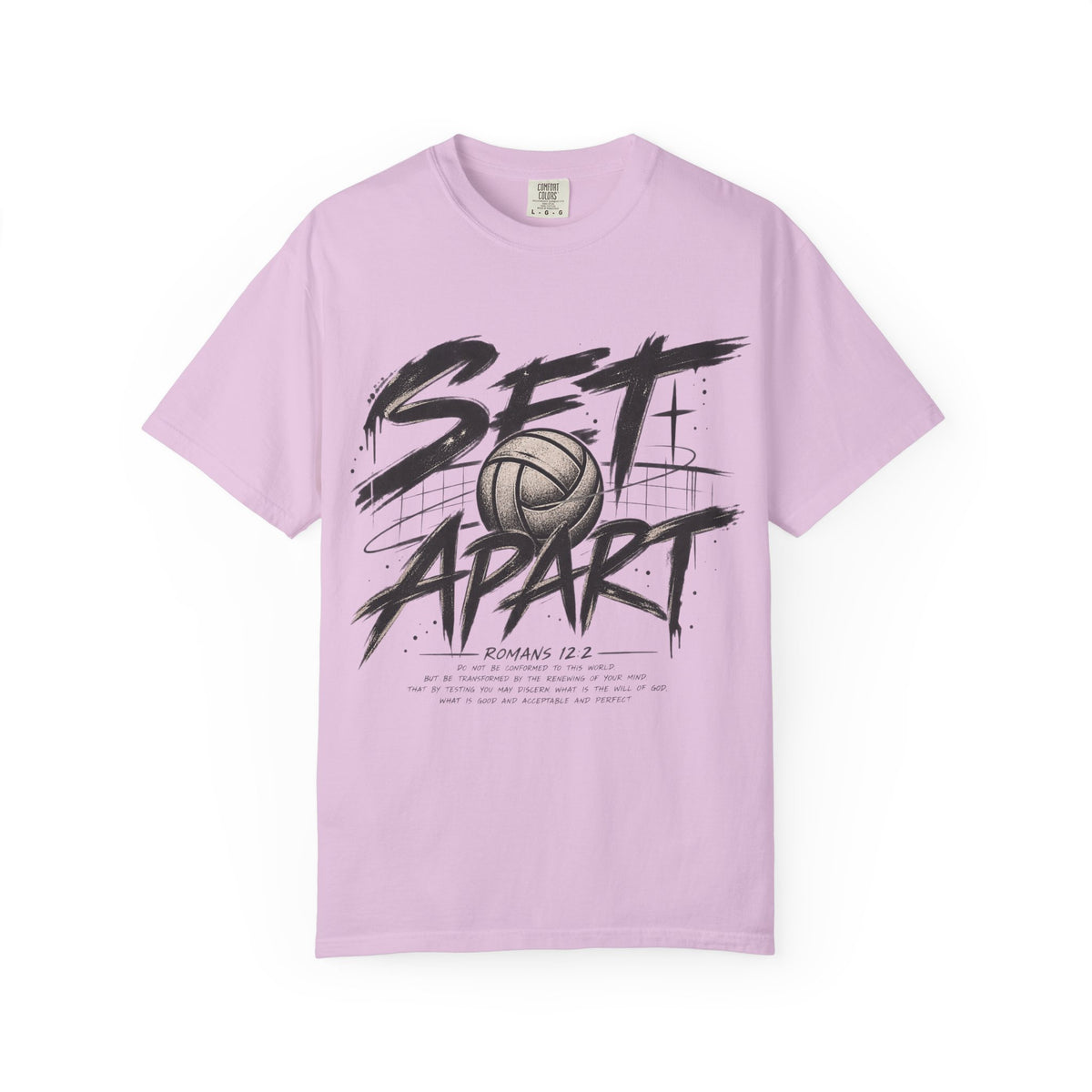 Set Apart Volleyball T-shirt — Christian Sports Tee (Romans 12:2)