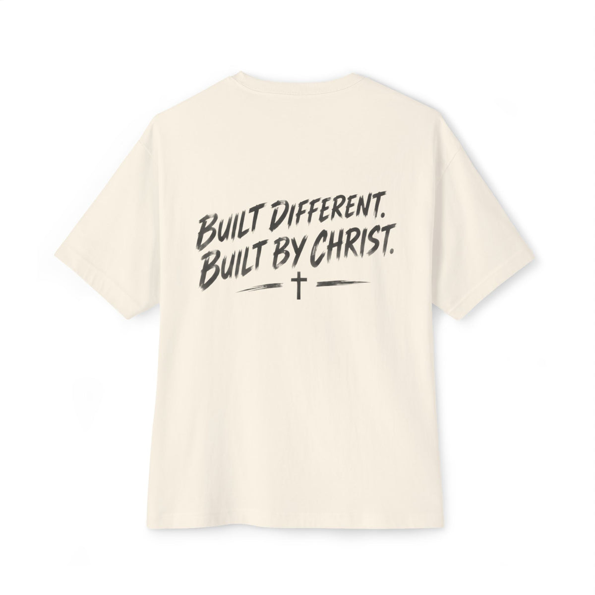 Strength & Spirit Logo Tee — Body • Mind • Soul Oversized Boxy T‑Shirt