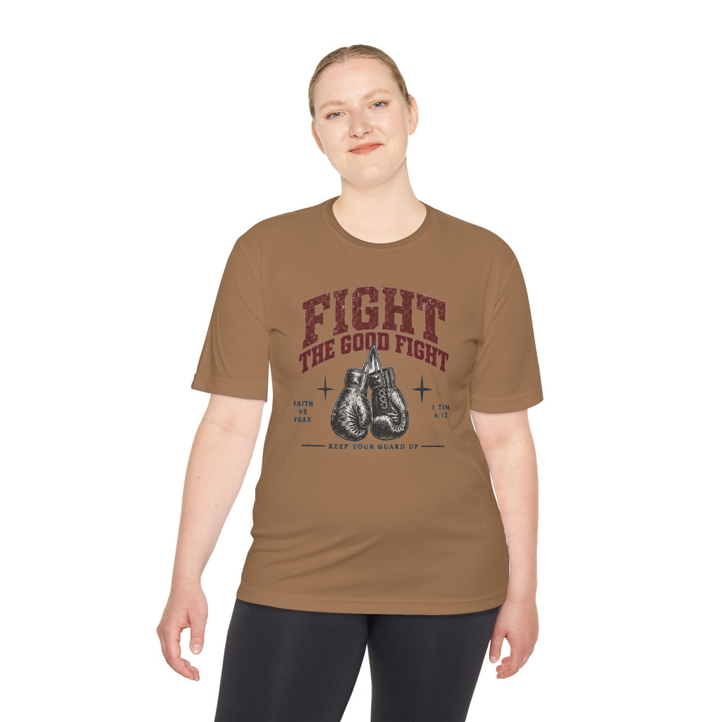 Fight The Good Fight Boxing Tee — Moisture-Wicking Athletic Shirt
