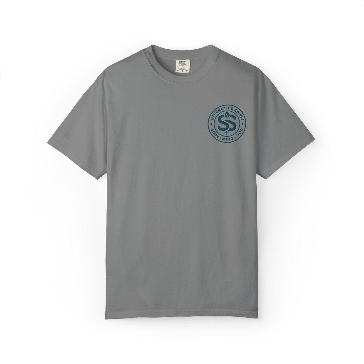 Lift Heavy Pray Hard T-Shirt | Faith Fitness Cross Tee