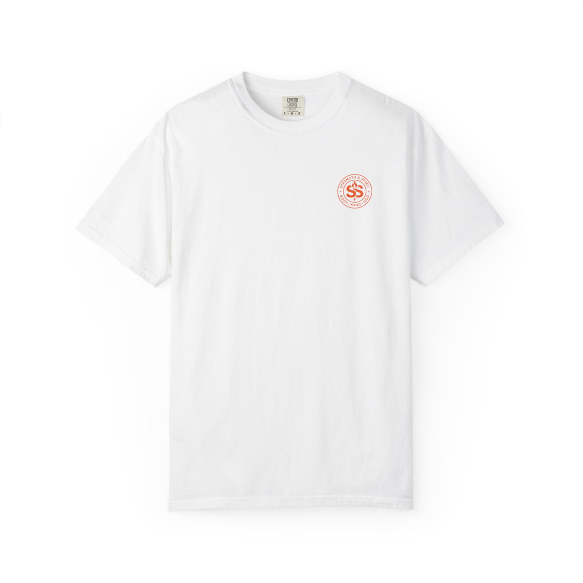 T-Shirt — "Jesus Saves" John 3:16 Christian Graphic Tee (Flower & Smiley Design)