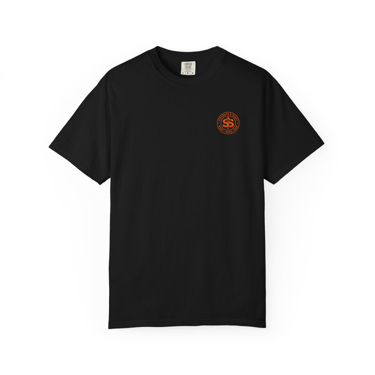 T-Shirt — "Jesus Saves" John 3:16 Christian Graphic Tee (Flower & Smiley Design)