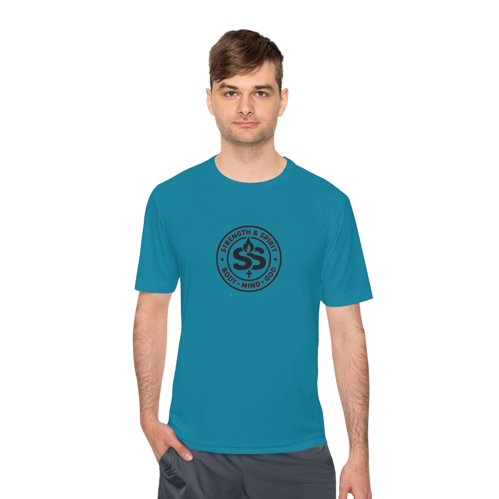 "His Strength My Weakness" Moisture-Wicking Shirt