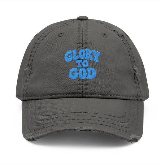 Distressed Glory to God Cap
