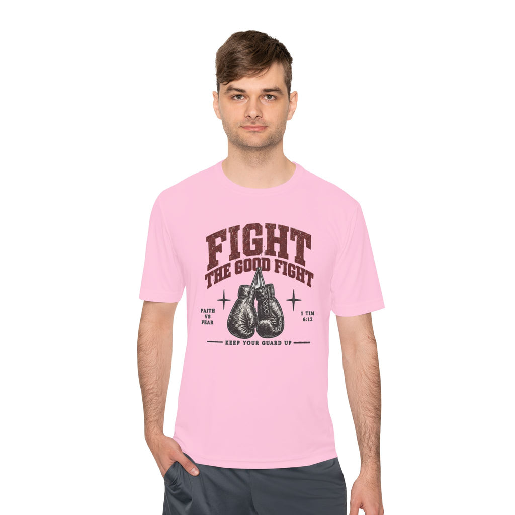 Fight The Good Fight Boxing Tee — Moisture-Wicking Athletic Shirt