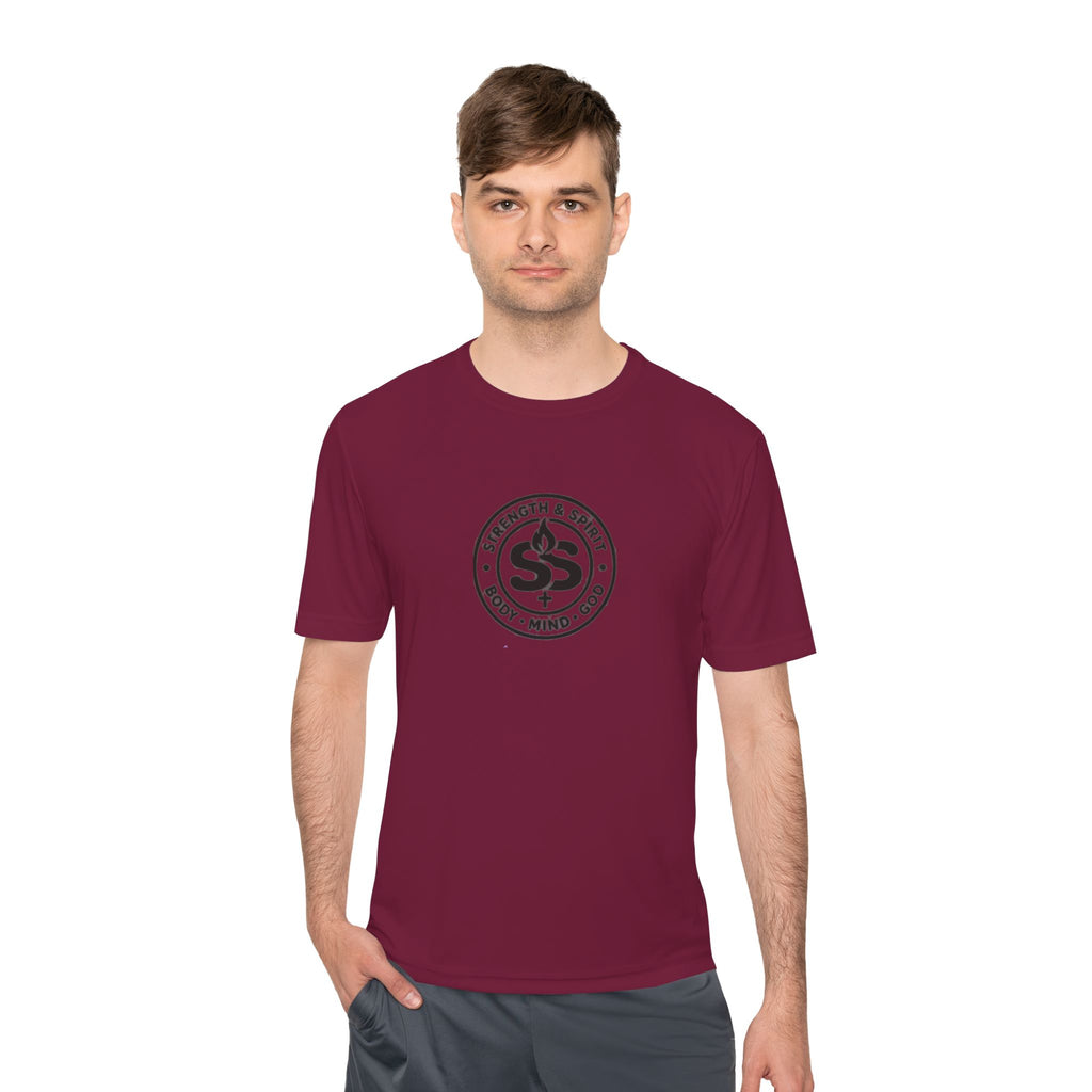 "His Strength My Weakness" Moisture-Wicking Shirt