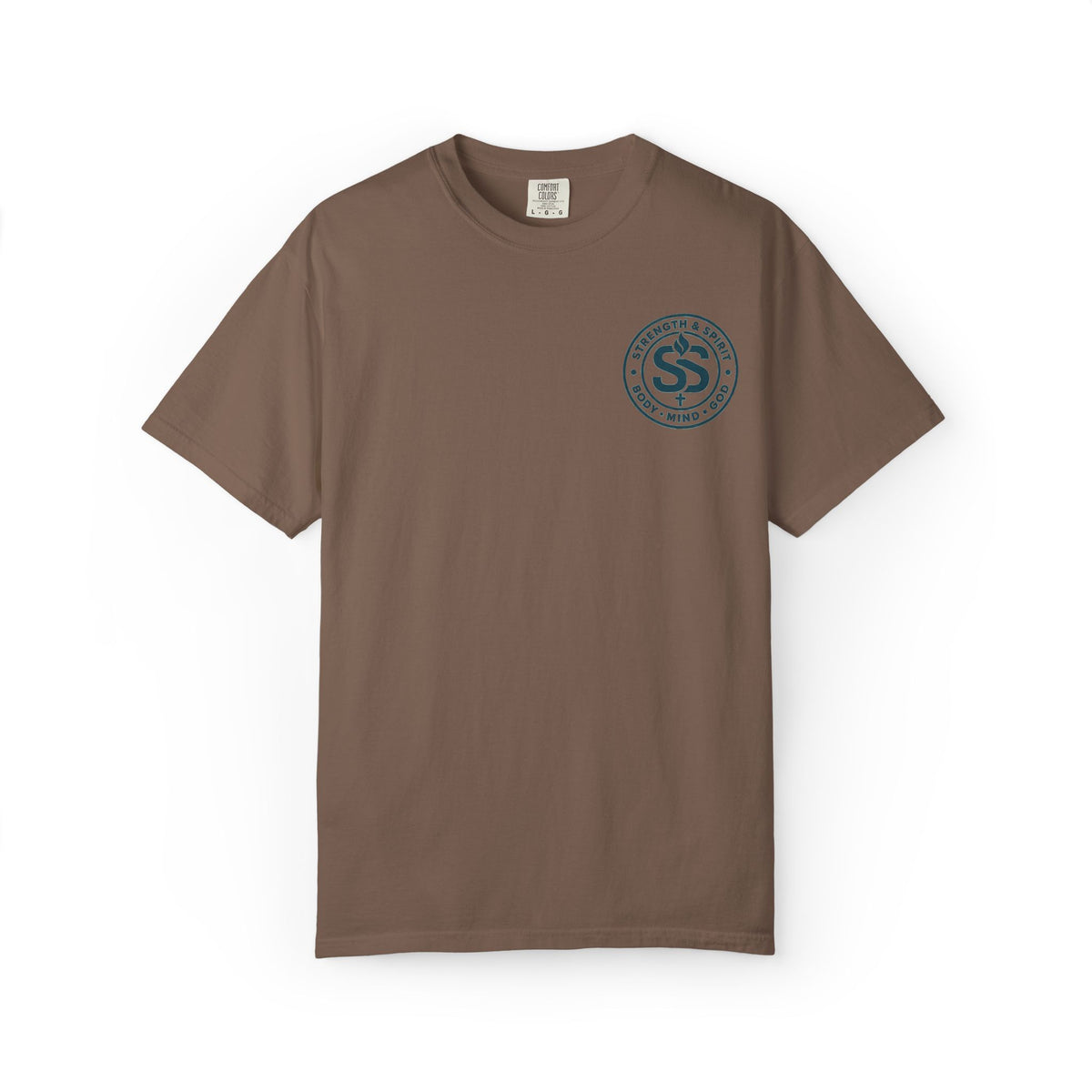 Lift Heavy Pray Hard T-Shirt | Faith Fitness Cross Tee