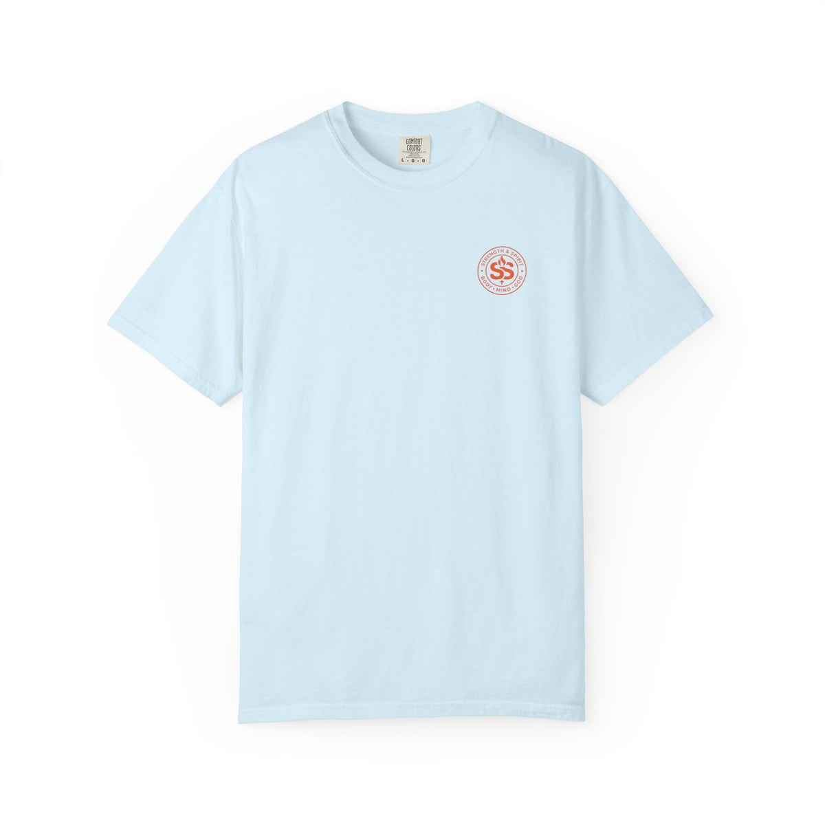 T-Shirt — "Jesus Saves" John 3:16 Christian Graphic Tee (Flower & Smiley Design)