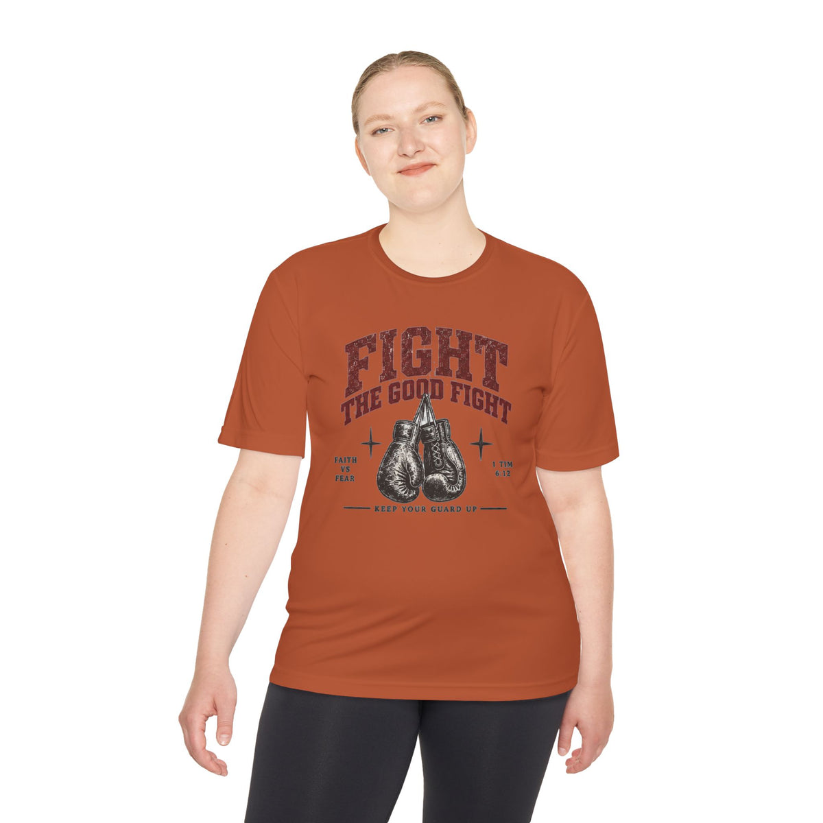 Fight The Good Fight Boxing Tee — Moisture-Wicking Athletic Shirt