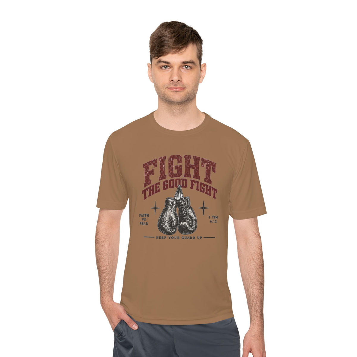 Fight The Good Fight Boxing Tee — Moisture-Wicking Athletic Shirt