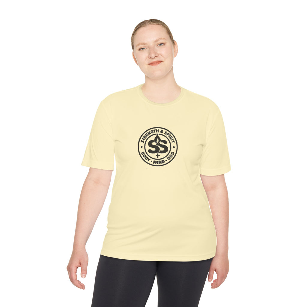 "His Strength My Weakness" Moisture-Wicking Shirt