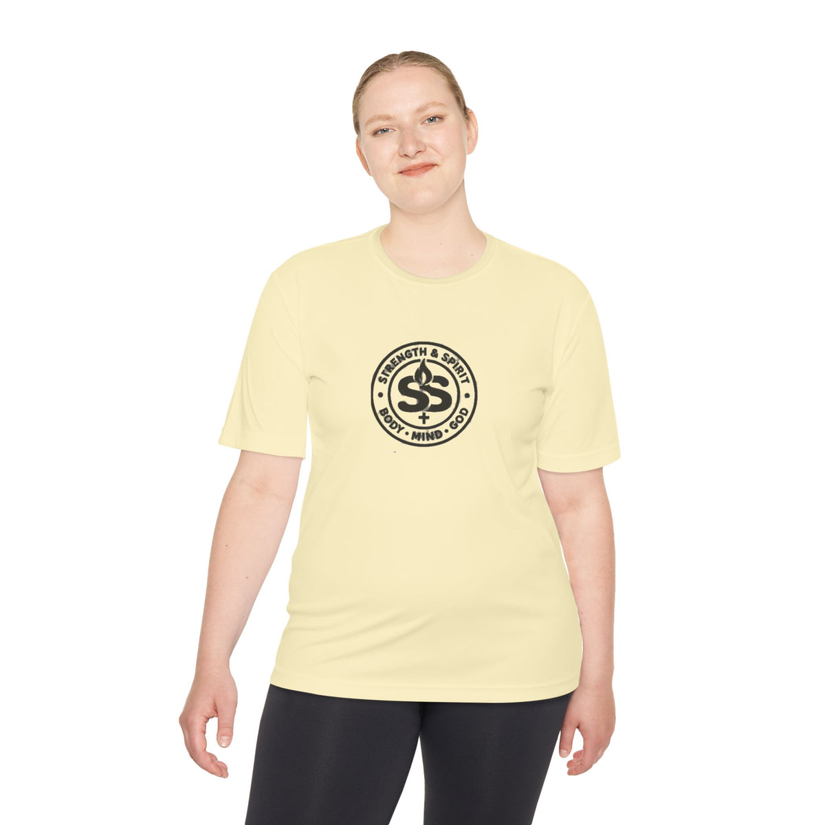 "His Strength My Weakness" Moisture-Wicking Shirt