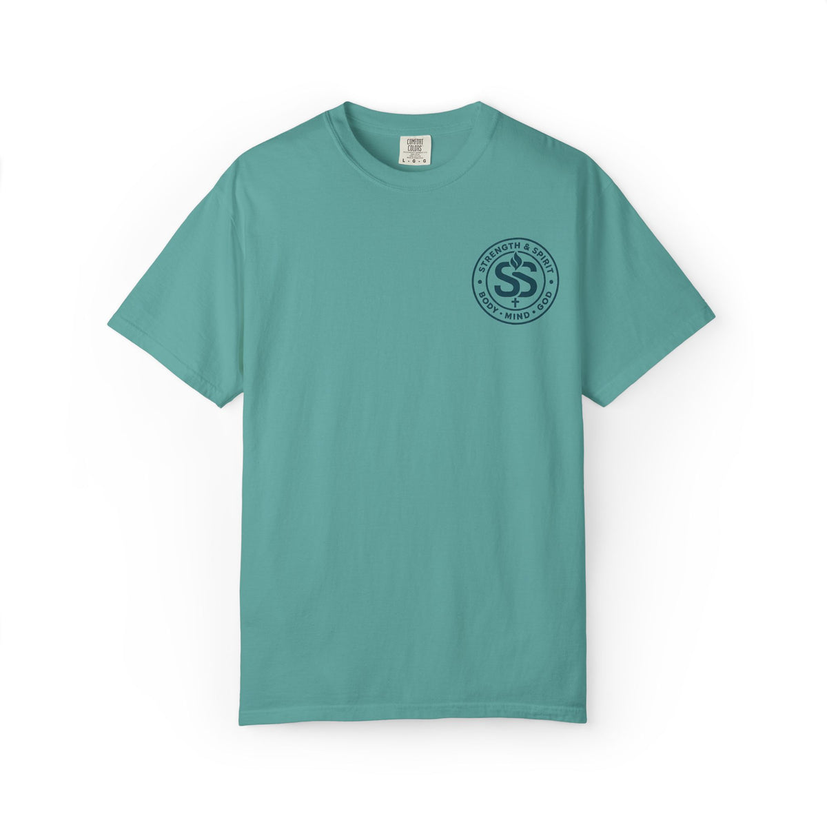 Lift Heavy Pray Hard T-Shirt | Faith Fitness Cross Tee