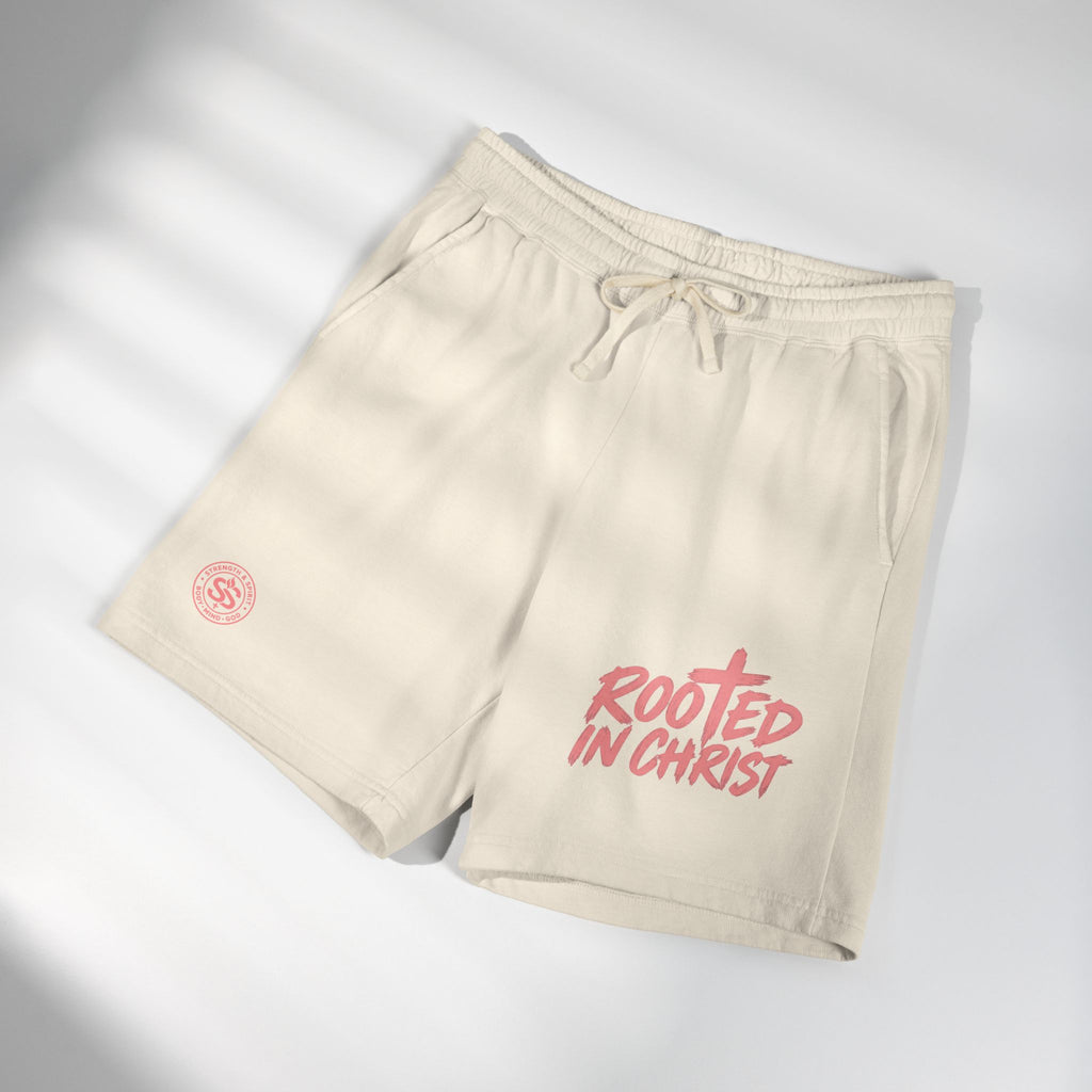 Rooted in Christ Fleece Sweat Shorts