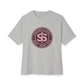 Strength & Spirit Logo Tee — Body • Mind • Soul Oversized Boxy T‑Shirt
