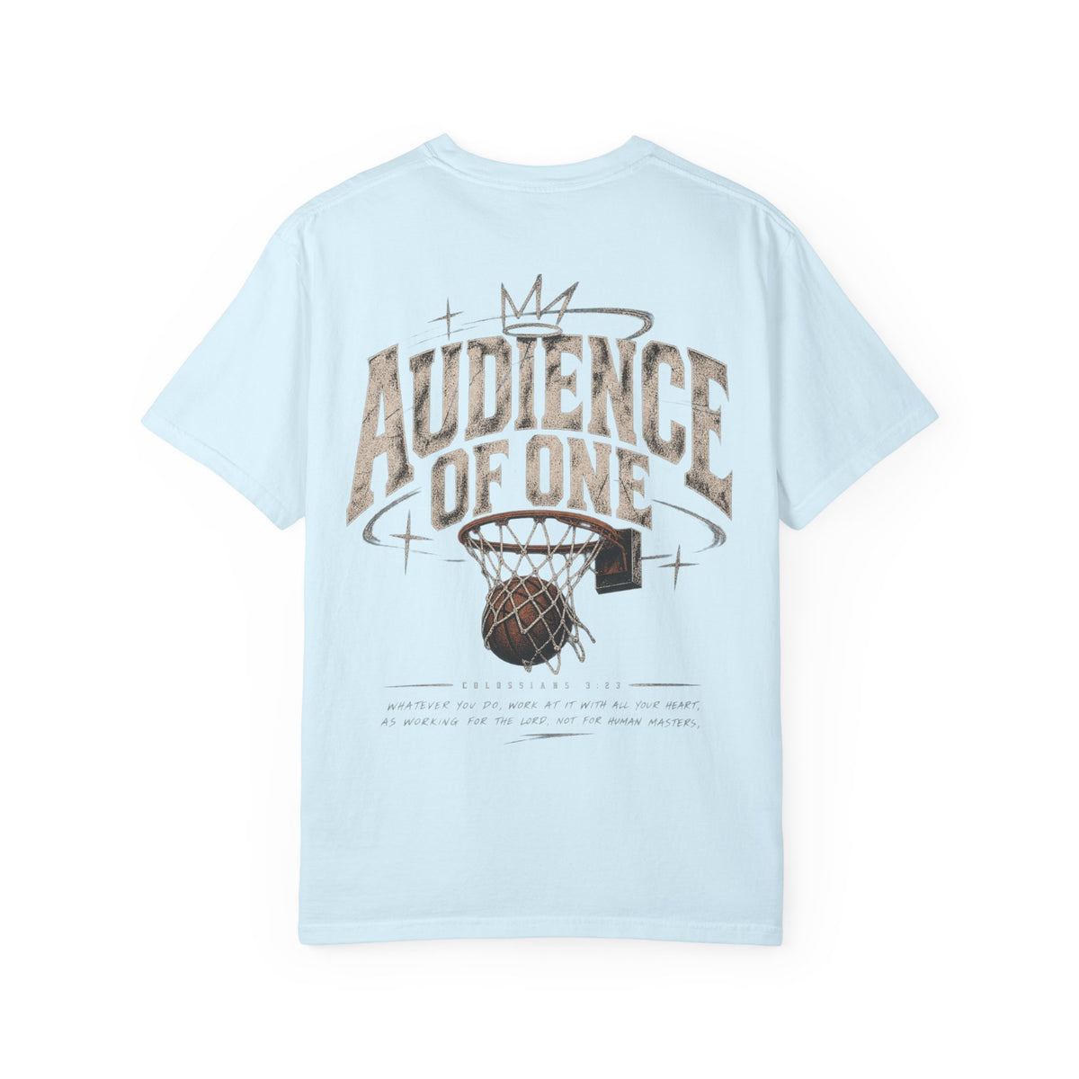 Audience of One Basketball Tee — Vintage Hoop Graphic T-Shirt