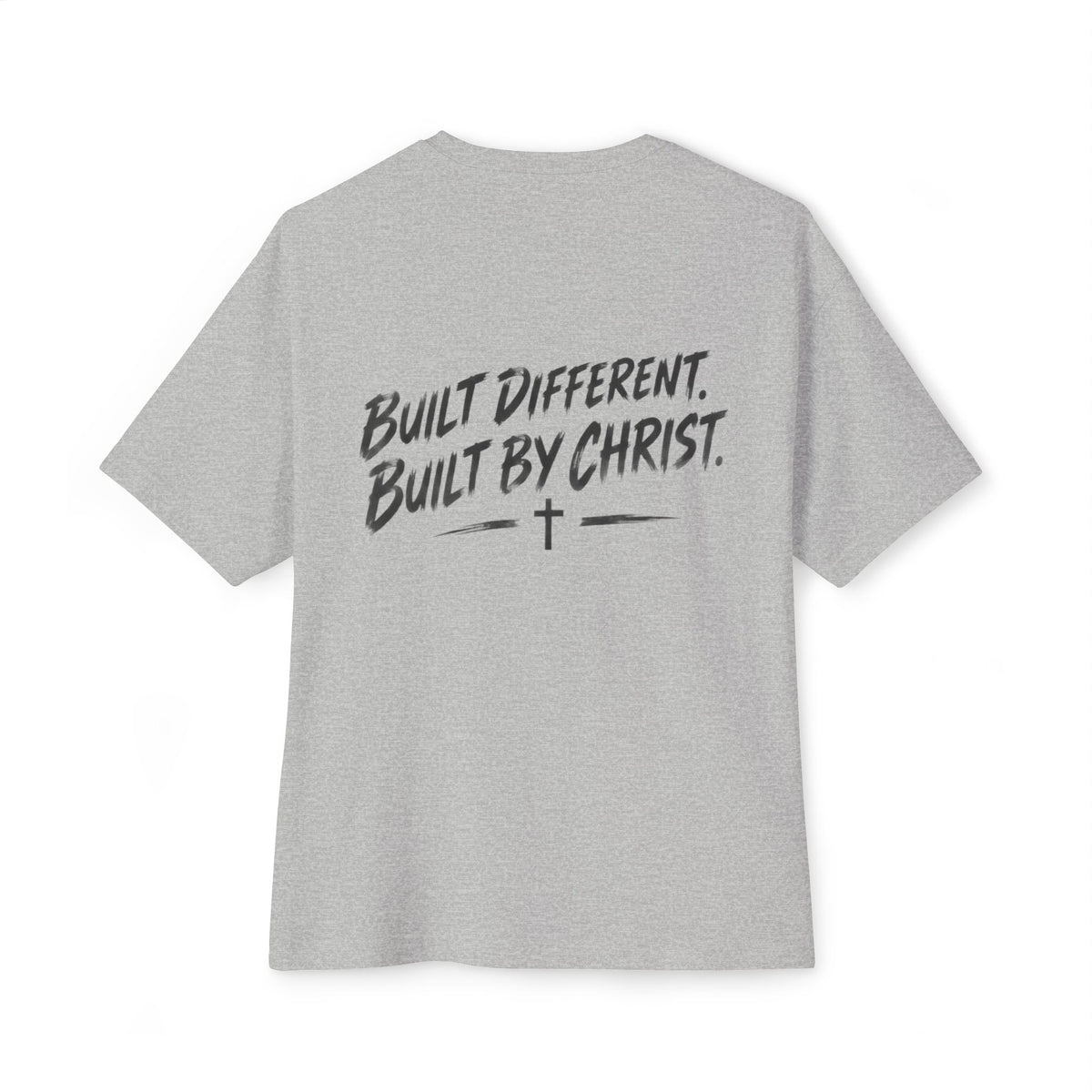 Strength & Spirit Logo Tee — Body • Mind • Soul Oversized Boxy T‑Shirt