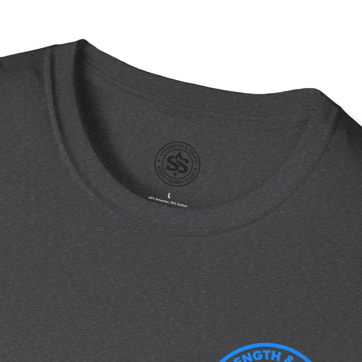 Glory to God T-Shirt — Retro Blue Faith Tee