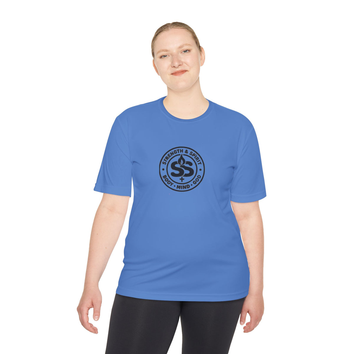 "His Strength My Weakness" Moisture-Wicking Shirt