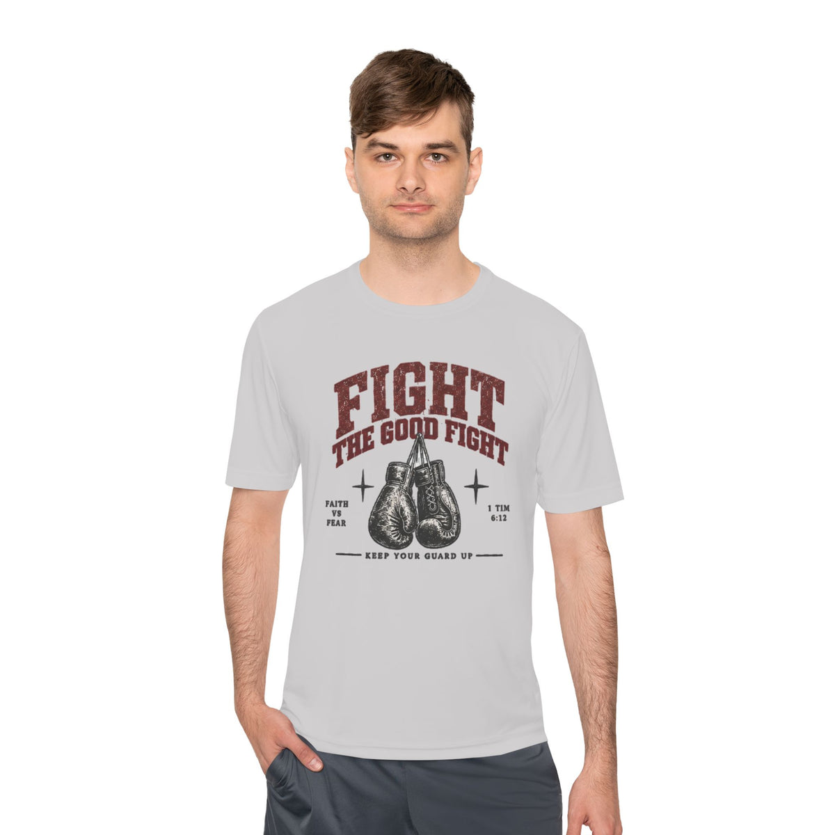 Fight The Good Fight Boxing Tee — Moisture-Wicking Athletic Shirt