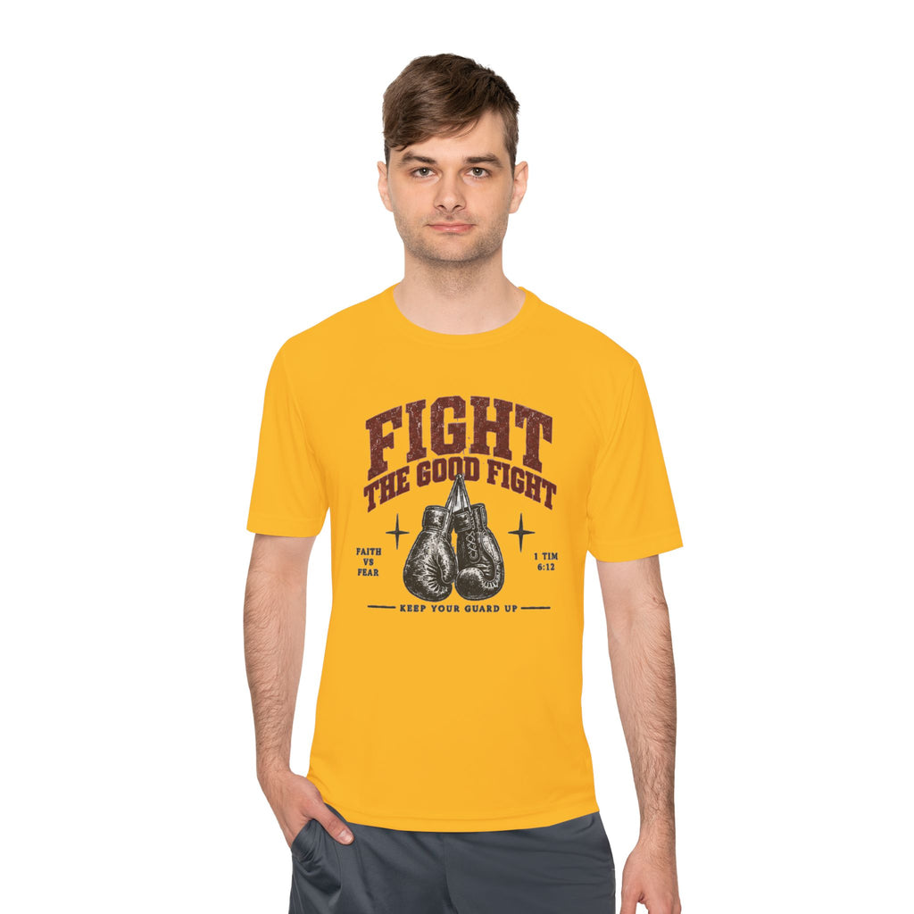 Fight The Good Fight Boxing Tee — Moisture-Wicking Athletic Shirt