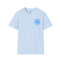 Glory to God T-Shirt — Retro Blue Faith Tee