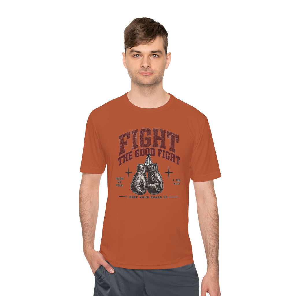 Fight The Good Fight Boxing Tee — Moisture-Wicking Athletic Shirt