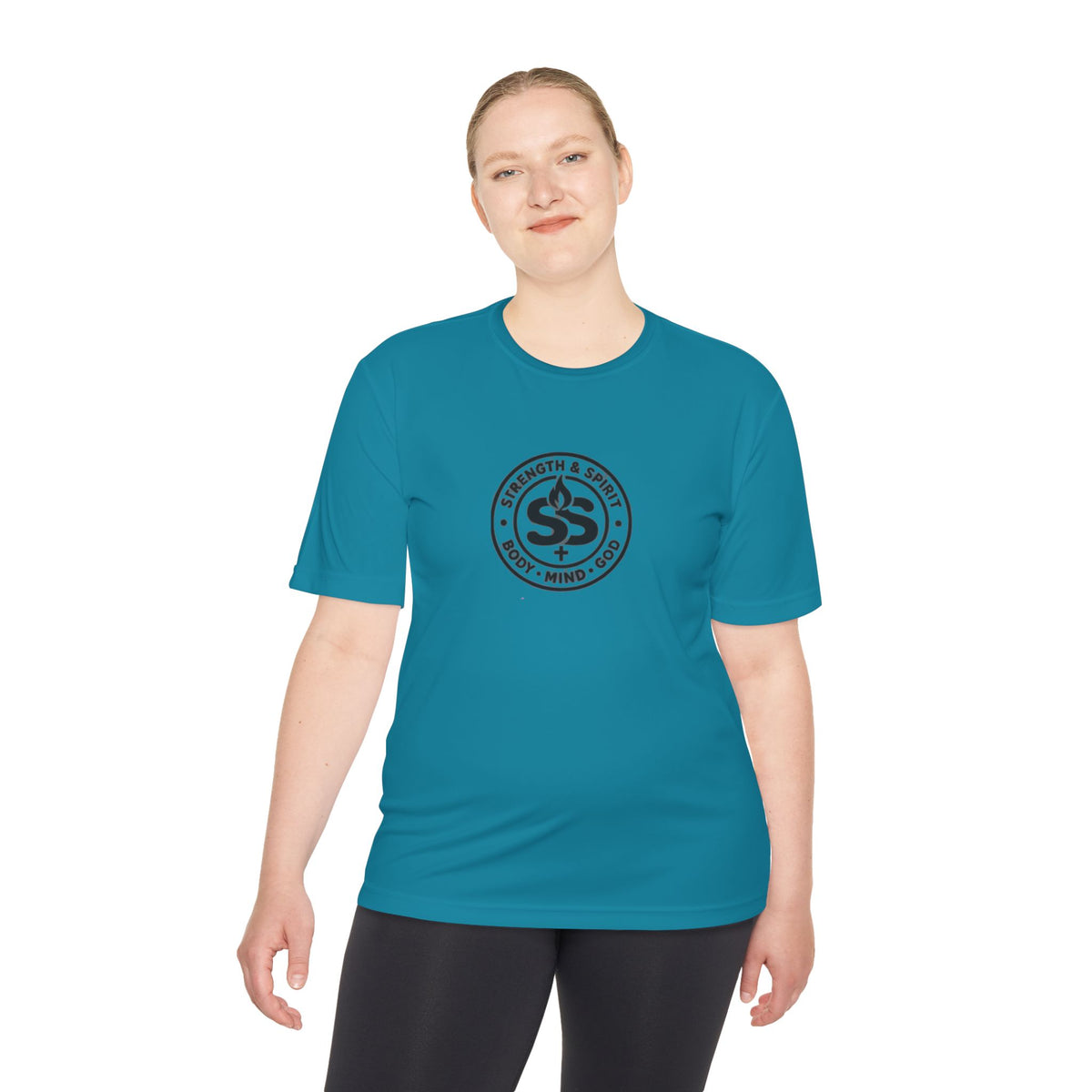 "His Strength My Weakness" Moisture-Wicking Shirt