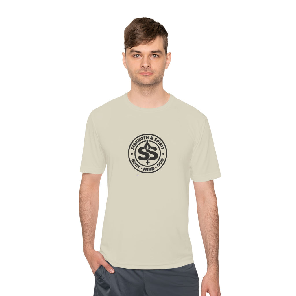 "His Strength My Weakness" Moisture-Wicking Shirt